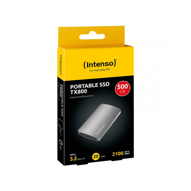 Intenso external TX800 500GB Gen 2x2 (3828450) USB 3.2 Intenso external TX800 500GB Gen 2x2 (3828450) USB 3.2