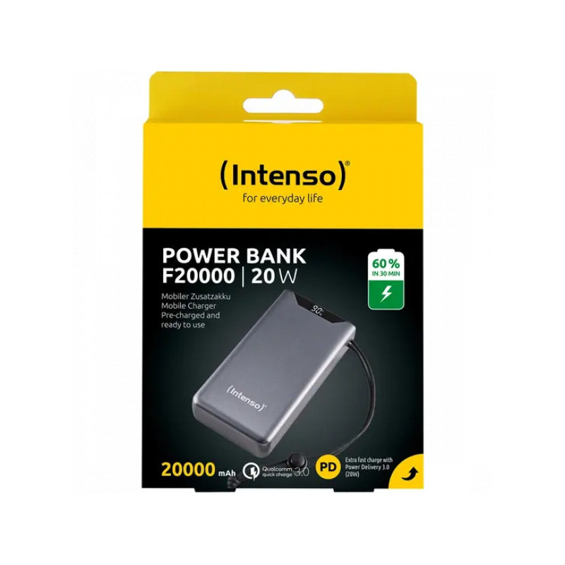 Intenso Powerbank F20000 20000mAh Grey (7332054) - 20W