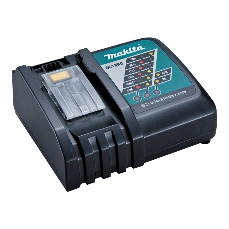 Makita DC18RC Ladegerät 18V - 230V Lithium-Ion Nickel-Metallhydrid 195584-2 Makita DC18RC Ladegerät 18V - 230V Lithium-Ion Nickel-Metallhydrid 195584-2