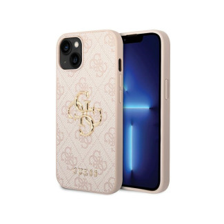 Guess iPhone 13/14/15 pink hardcase 4G Big Metal Logo GUE003067