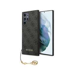 Guess Samsung Galaxy S24 Ultra S928 black hardcase 4G Charms Collection