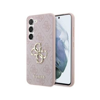 Guess Samsung Galaxy S24 S921 pink hardcase 4G Big Metal Logo