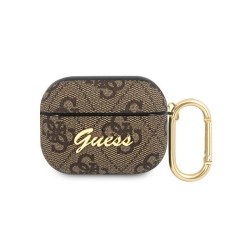 Guess Coque pour AirPods Pro marron collection 4G métal