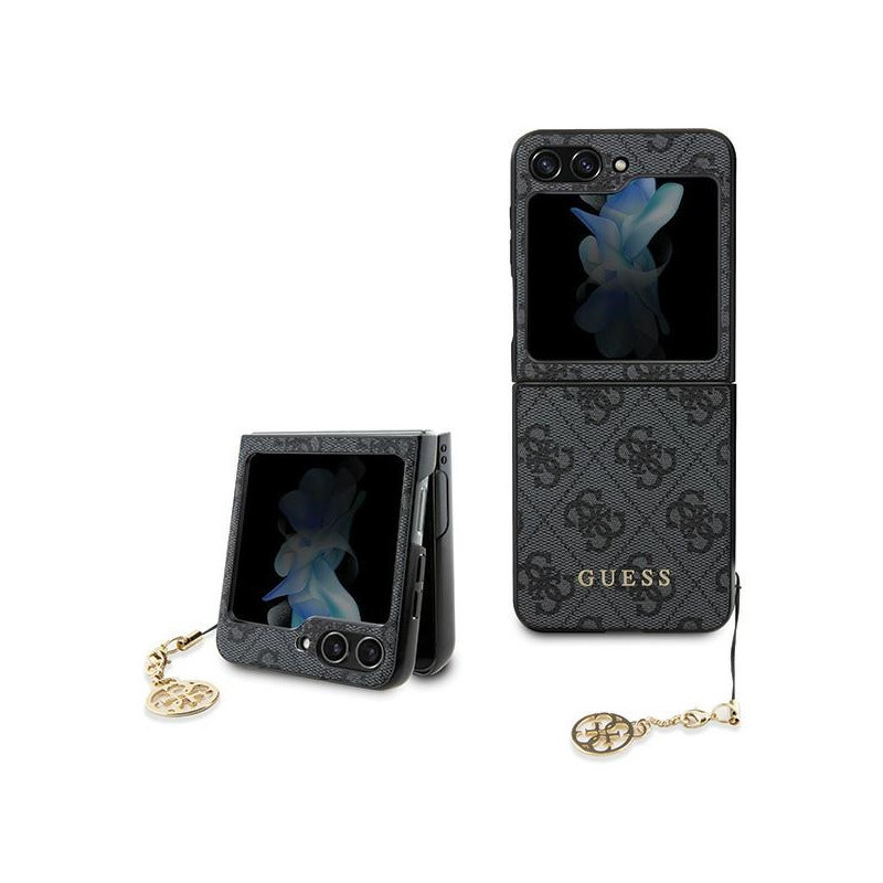 Guess Samsung Galaxy Z Flip5 F731 grey hardcase 4G Charms Collection