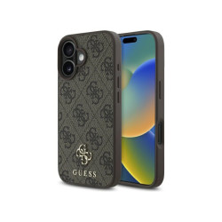 Guess iPhone 16 brown hardcase 4G Small Classic MagSafe