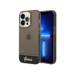 Guess iPhone 14 Pro black hardcase Translucent