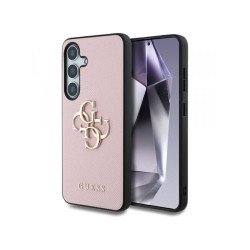 Guess Samsung Galaxy S25 Plus pink Grained Big 4G Logo Small Classic Logo