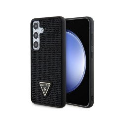Guess Samsung Galaxy S24 S921 black hardcase Rhinestone Triangle