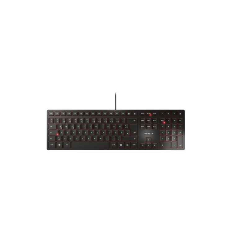 Cherry KC 6000 Slim USB Anglais américain Noir JK-1600EU-2 Cherry KC 6000 Slim USB Anglais américain Noir JK-1600EU-2