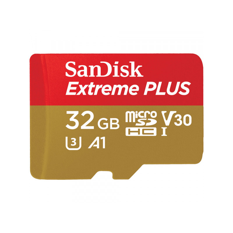 SanDisk microSDHC 100MB A1 32GB Extreme Plus SDSQXBG-032G-GN6MA