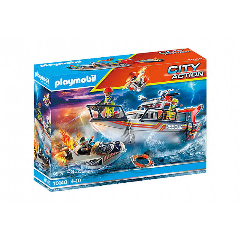 Playmobil City Action - Détresse en mer Opération lutte incendie (70140) Playmobil City Action - Détresse en mer Opération lutte incendie (70140)