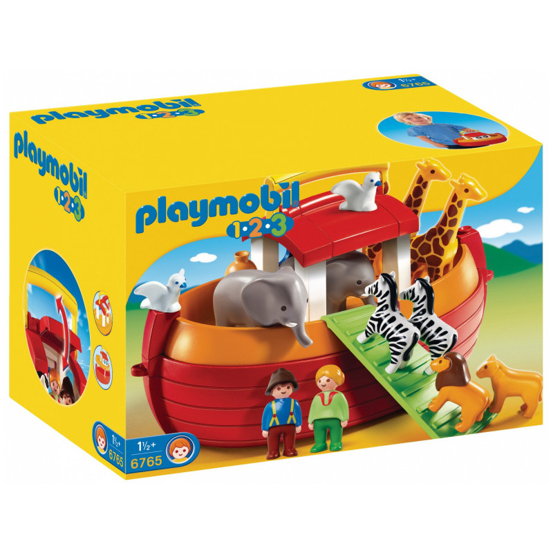 Playmobil 1.2.3 - Arche de Noé transportable (6765)