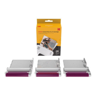 Kodak Cartouche Impression Instantanée 3x3 pour 30 Feuilles 3pcs