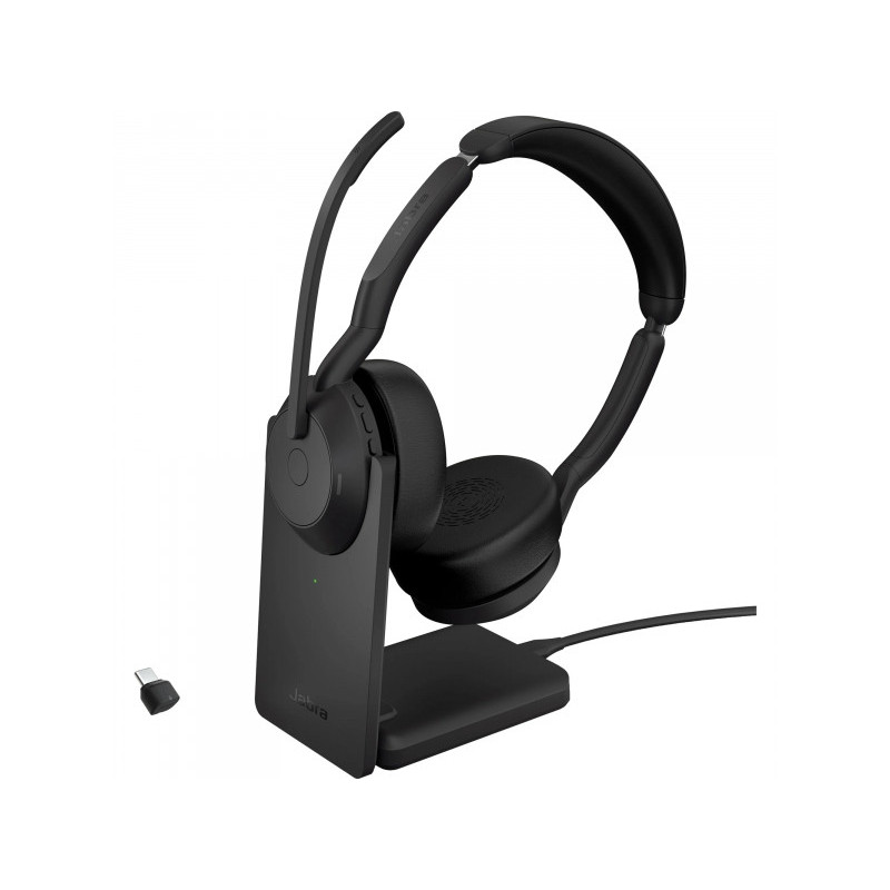 Jabra Evolve2 55 headset with charging station Bluetooth - 25599-999-889