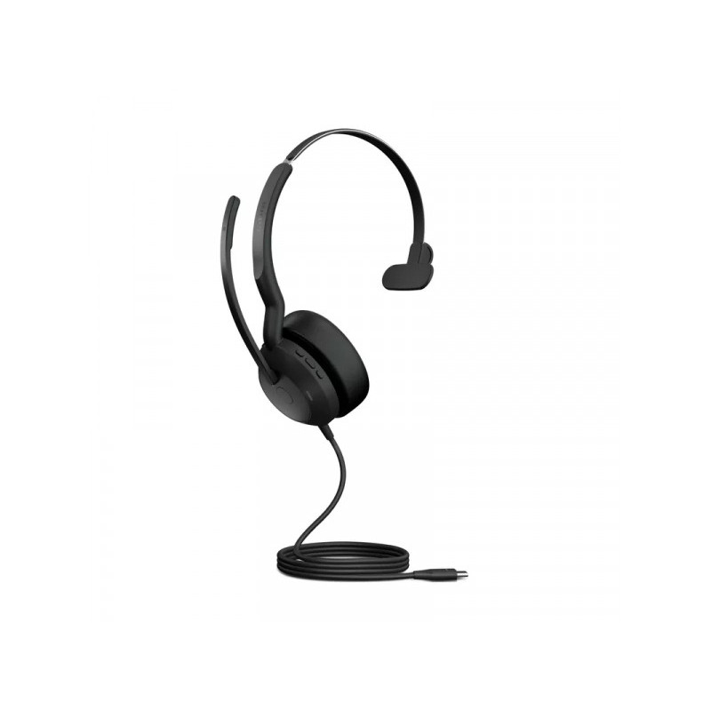 Jabra Evolve2 50 UC Mono Headset On-Ear Bluetooth USB-C - 25089-889-899