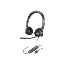 HP Poly Blackwire 3325 Stereo Headset 3.5mm plug USB-A - 76J20AA