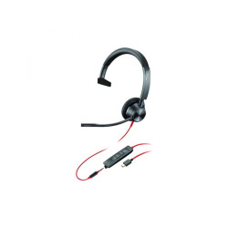 HP Poly Blackwire 3315 Monaurales Headset USB-C/A & 3.5mm - 8X218AA