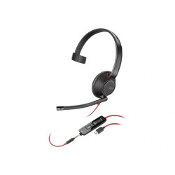 HP Poly Blackwire C5210 Headset Mono USB-C/A & 3.5 mm (bulk) - 8X230A6