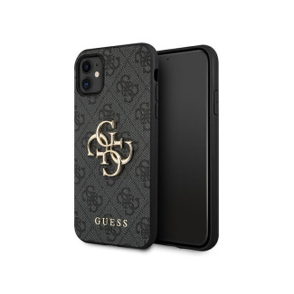 Guess iPhone Xr/11 6.1 grey hardcase 4G Big Metal Logo
