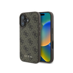 Guess iPhone 16 Plus brown hardcase 4G Classic