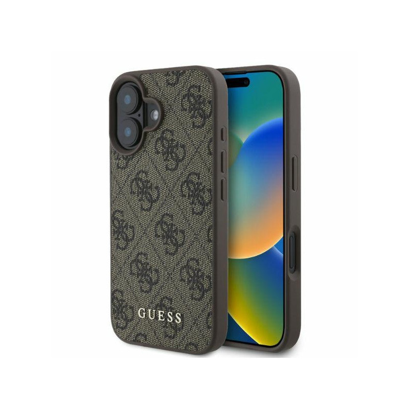 Guess iPhone 16 brown hardcase 4G Classic