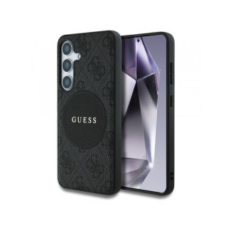 Guess Samsung Galaxy S25 Plus black 4G Round Patch Classic Logo MagSafe