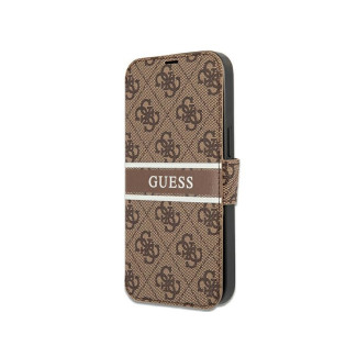 Guess Étui marron pour iPhone 13/13 Pro 4G rayures