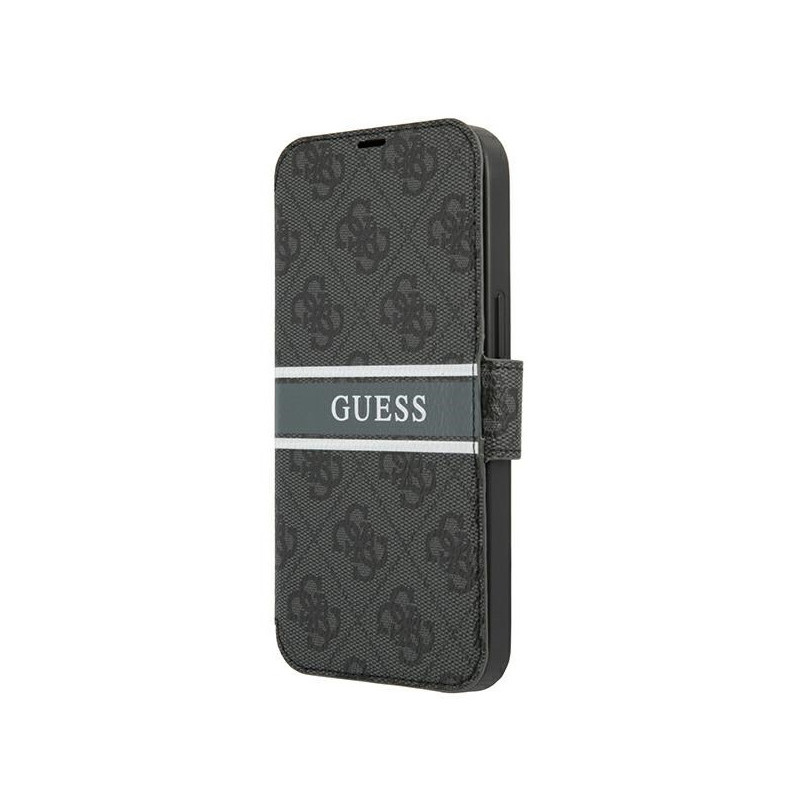 Guess Coque livre grise pour iPhone 13 bande 4G