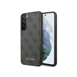Guess Samsung Galaxy S22+ S906 grey hardcase 4G Metal Gold Logo