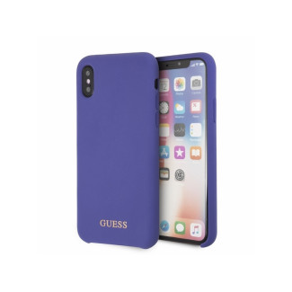 Guess iPhone X/Xs purple hardcase Silicone