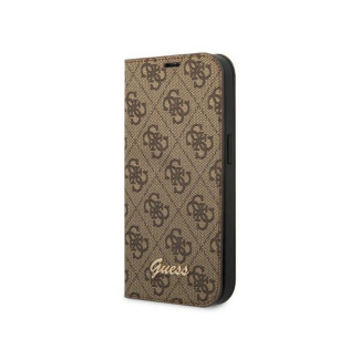 Guess iPhone 14 Pro brown book 4G Vintage Gold Logo