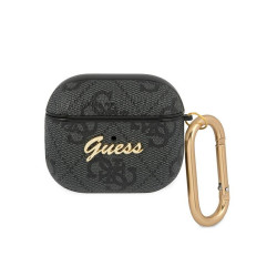 Guess AirPods 3 cover grey 4G Script Metal Collection
