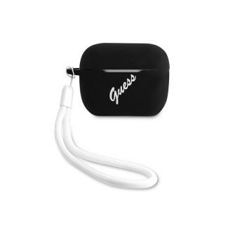 Guess AirPods Pro cover black white Silicone Vintage