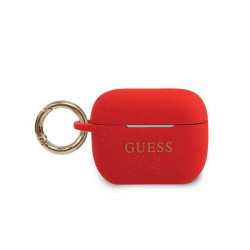 Guess AirPods Pro cover red Silicone Glitter