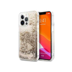 Guess iPhone 14 Pro Max gold hardcase Glitter Charms