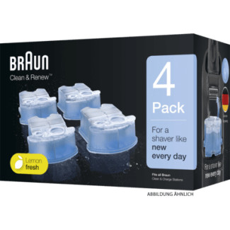 Braun 3-in-1 ShaverCare Cleaning 4pcs Pack