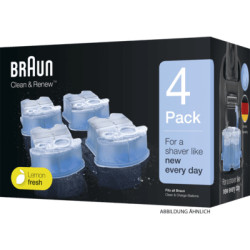 Braun 3-in-1 ShaverCare Cleaning 4pcs Pack