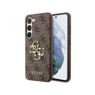 Guess Samsung Galaxy S23 S911 brown hardcase 4G Big Metal Logo