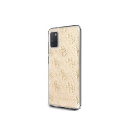 Guess Samsung Galaxy A31 A315 gold hardcase 4G Glitter