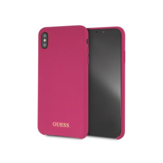 Guess iPhone Xs Max pink hardcase Silicone