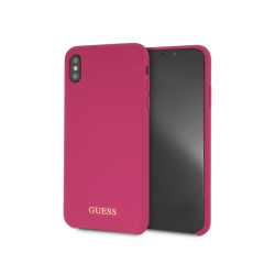Guess iPhone Xs Max pink hardcase Silicone