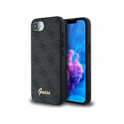 Guess 4G Script Logo MagSafe iPhone 16e black