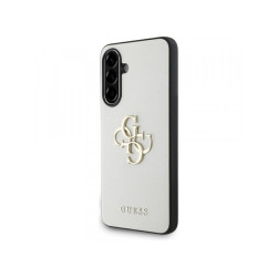 Guess Samsung Galaxy A56 beige Grained Big 4G Logo Small Classic Logo