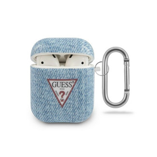Guess AirPods cover light blue Jeans Collection