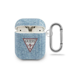 Guess AirPods cover light blue Jeans Collection