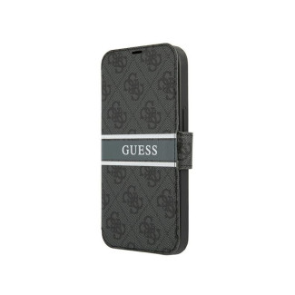 Guess Étui livre gris pour iPhone 13/13 Pro 4G rayure