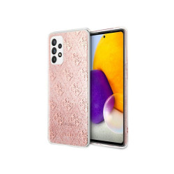 Guess Samsung Galaxy A72 A725 pink hardcase 4G Glitter