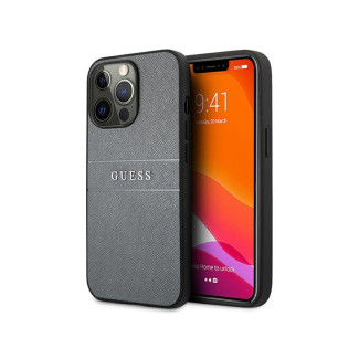 Guess iPhone 13/13 Pro grey Saffiano Strap