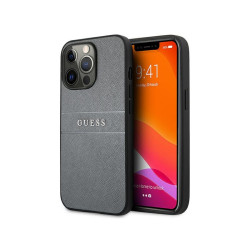 Guess iPhone 13/13 Pro grey Saffiano Strap