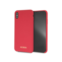 Guess iPhone Xs Max red hardcase Silicone